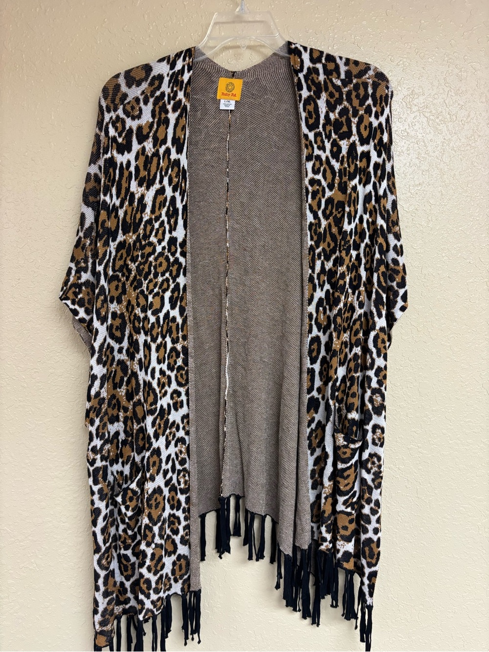 Ruby Rd. Metallic Bronze Knit Cardigan with Gold Label
